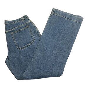 Quick wide Flare jeans with 2 flap covers pockets in the front size 9
